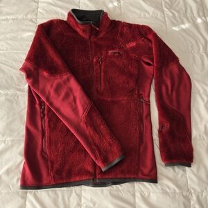 Men's Patagonia Fleece, Red, Size M